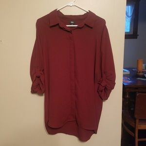 Maroon blouse